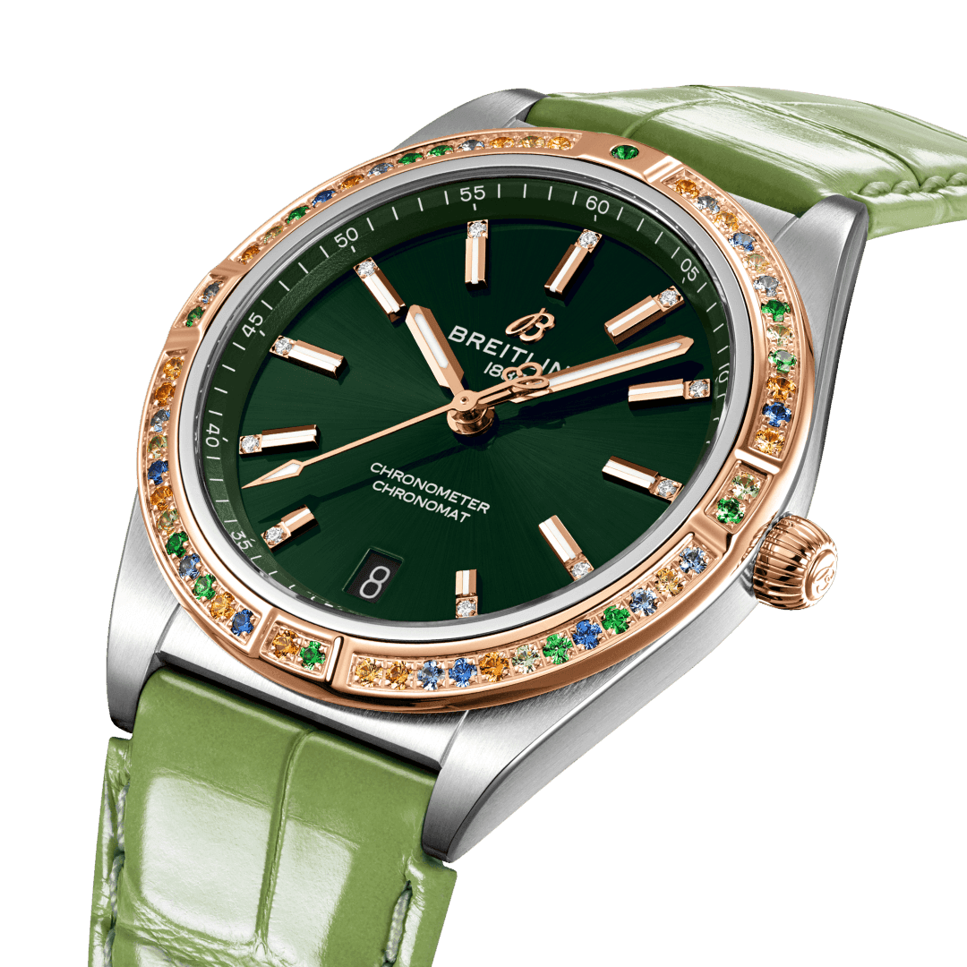 Chronomat Automatic 36 South Sea Stainless steel & 18k red gold - Green