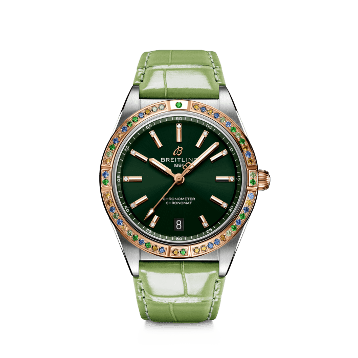 Chronomat Automatic 36 South Sea Stainless steel & 18k red gold - Green  U10380611L1P1 | Breitling US