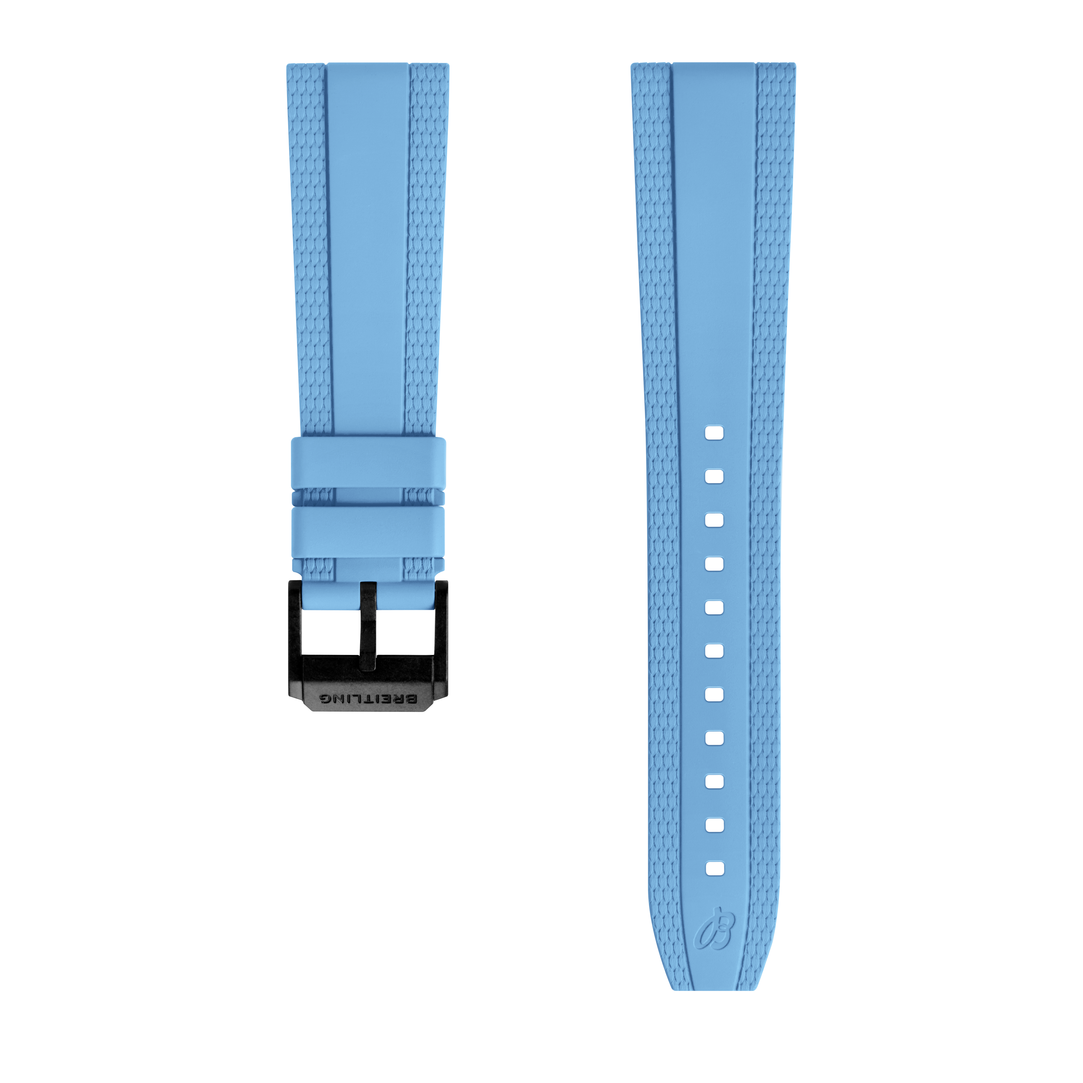 Cinturino in caucciù Diver Pro blu - 22 mm