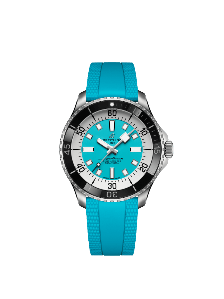 Superocean Automatic 44 - Stainless steel - Turquoise