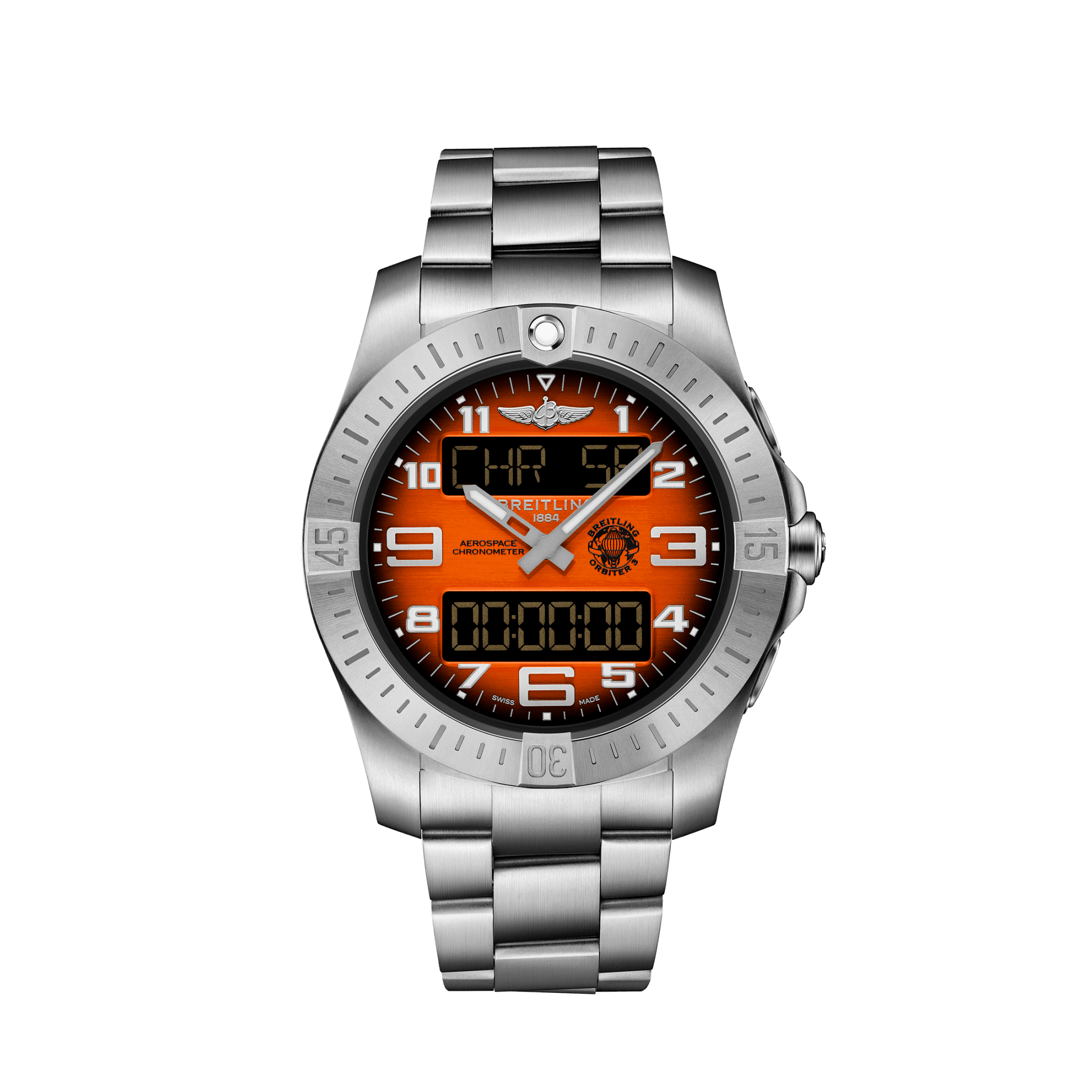 Aerospace B70 Orbiter Titanium - Orange EB70101A1O1E1 | Breitling