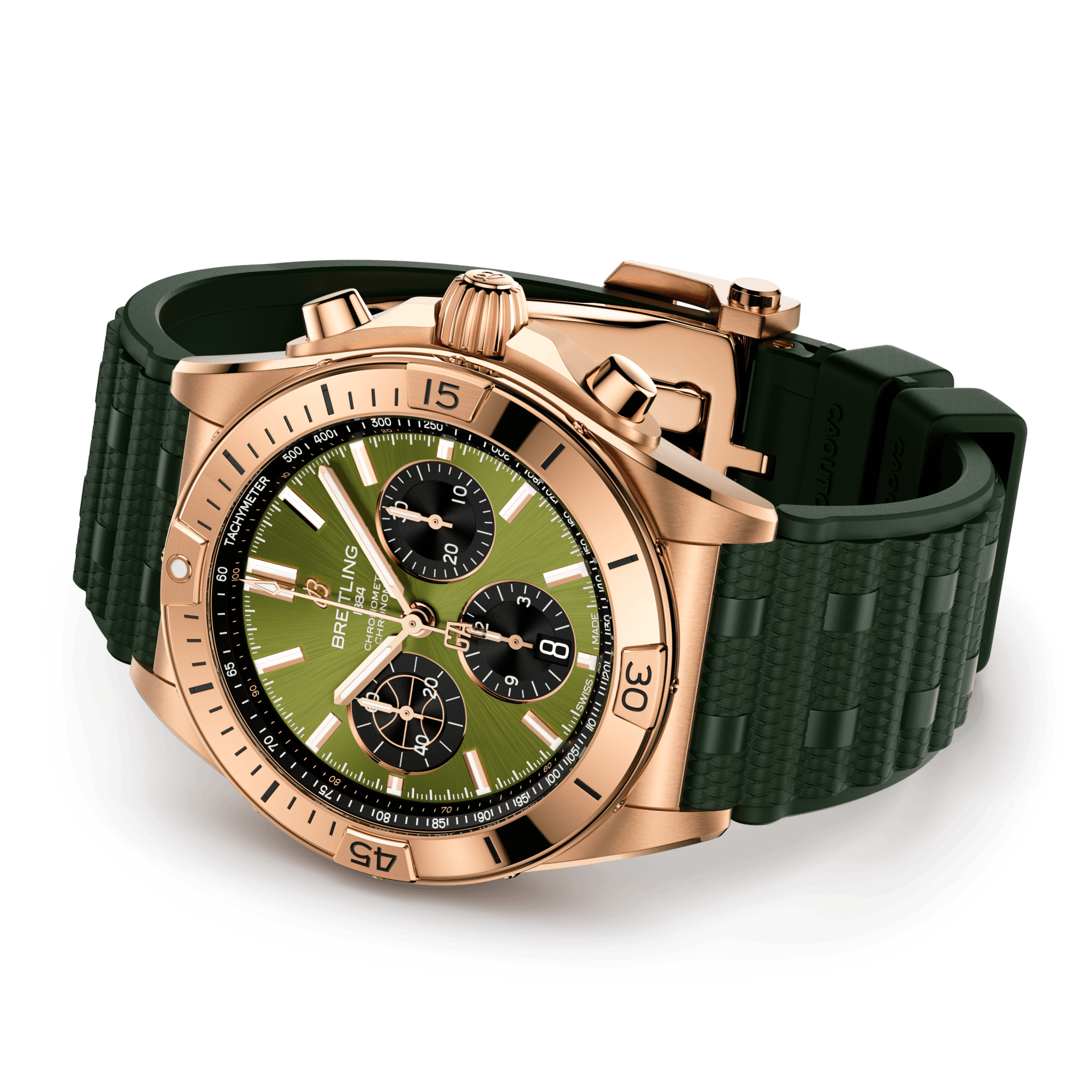 Chronomat B01 42 Giannis Antetokounmpo 18k Red Gold Green