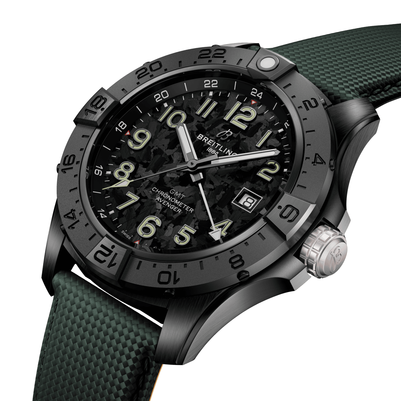 Avenger Automatic GMT 44 Night Mission Ceramic - Carbon S32320101B1X1 ...