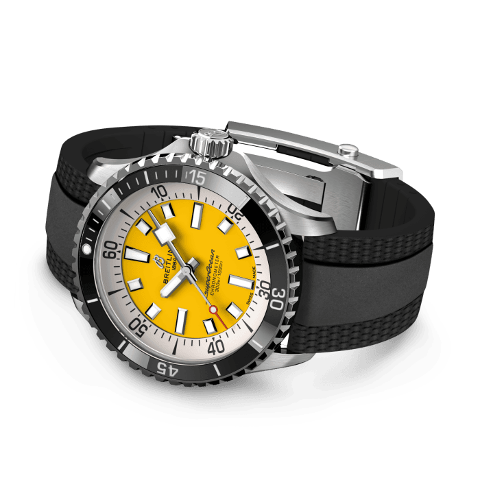 Superocean Automatic 42 Stainless steel - Yellow A17375211I1S1