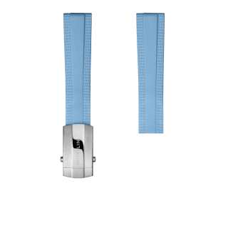Bracelet en caoutchouc Diver Pro turquoise - 18 mm