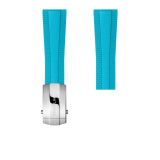 Turquoise Diver Pro rubber strap - 22 mm