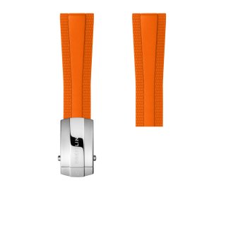 オレンジダイバープロラバーストラップ - 22 mm
