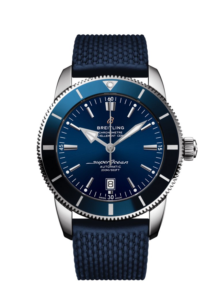 blue breitling watch