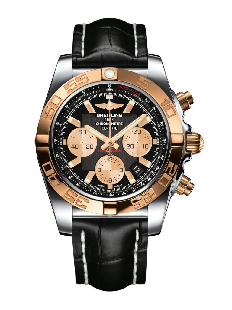 breitling chronomat 44 gold and steel