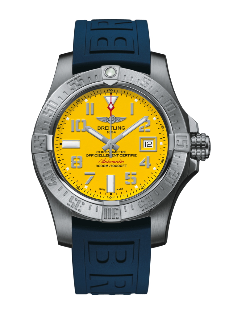 breitling avenger ii seawolf yellow